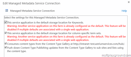 Managed Service Connection Errors