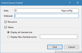 Find in Source Control