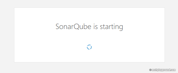 sonarqube starting