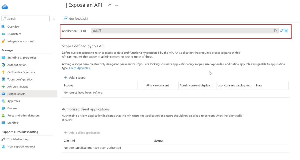 assignment required app registration